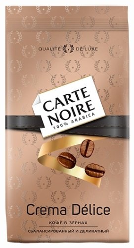 Кофе Carte Noire Crema Delice зерновой в пакете 800 г купить,NaN