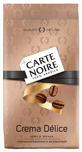 Кофе Carte Noire Crema Delice зерновой в пакете 800 г купить,NaN