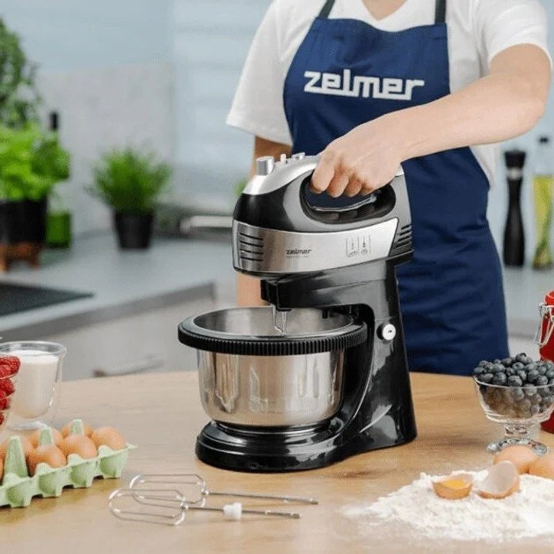 Миксер Zelmer ZHM2459BS черно-серебристый купить,NaN