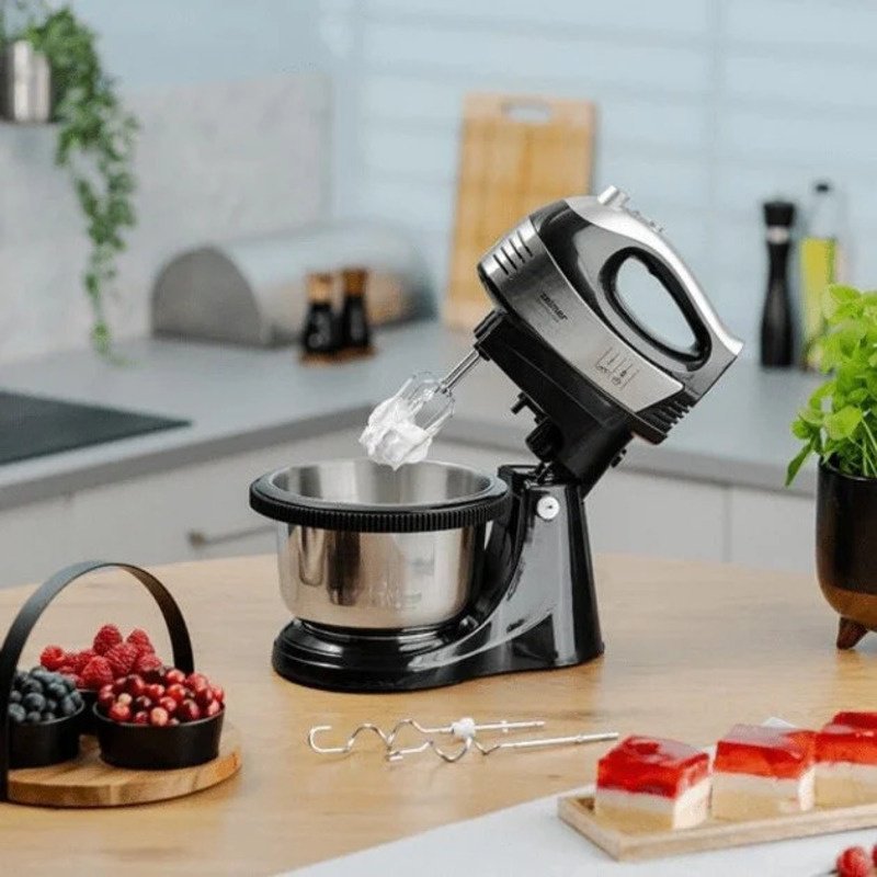 Миксер Zelmer ZHM2459BS черно-серебристый купить,NaN