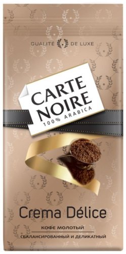 Кофе Carte Noire Crema delice молотый в пакете 230 г купить,NaN