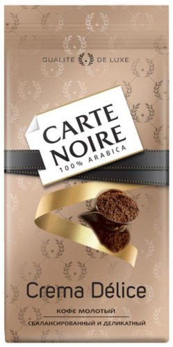 Кофе Carte Noire Crema delice молотый в пакете 230 г купить,NaN