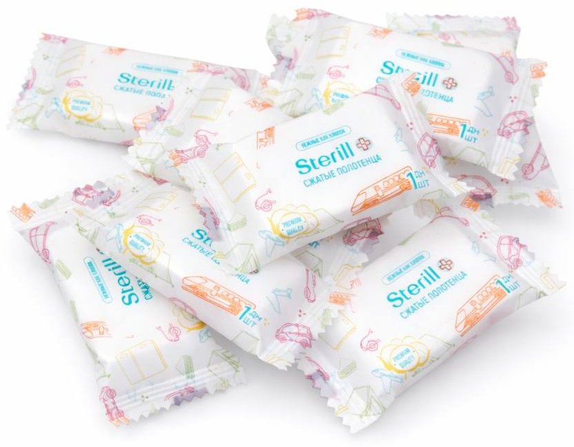 Бумажные полотенца Sterill СЖАТЫЕ 24Х30СМ 20 шт купить,NaN