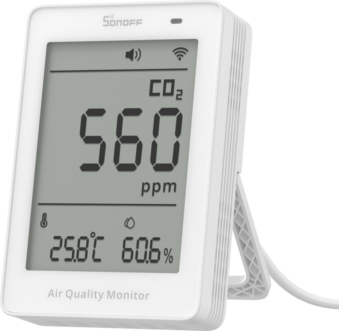 Датчик температуры и влажности SONOFF SAWF-08P, экосистема: eWelink