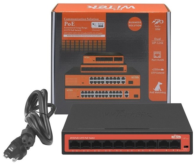 Коммутатор Wi-TeK WI-PS210H купить,45780
