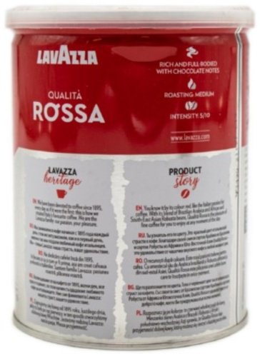 Кофе Lavazza Qualita Rossa в банке молотый 250 г