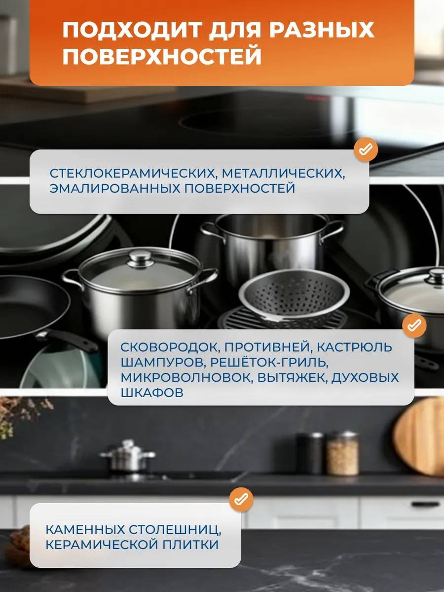Спрей Reva Care Антижир удаляет жир, нагар и копоть 500 мл купить,NaN