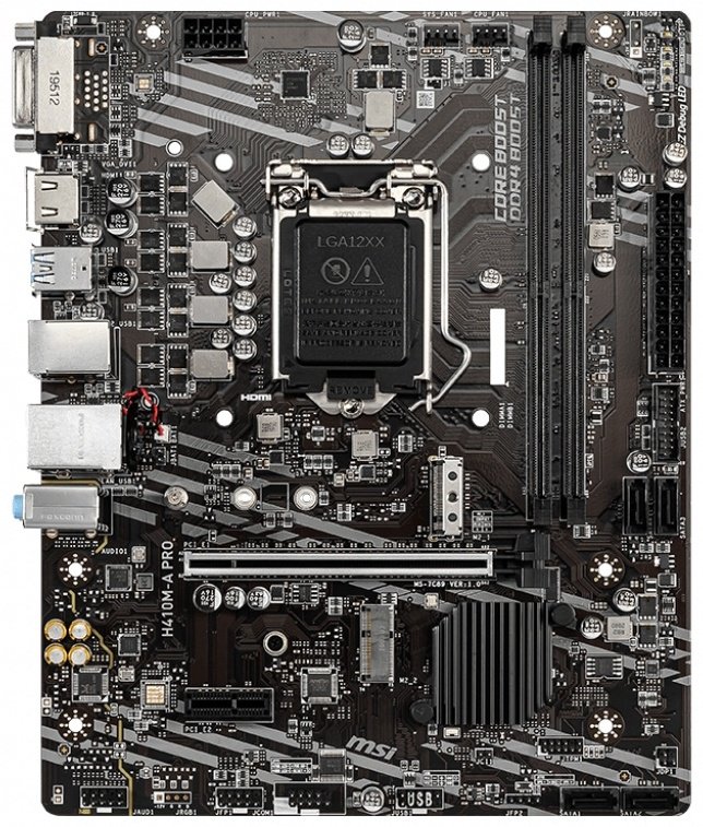 Материнская плата MSI H410M-A PRO купить,36897