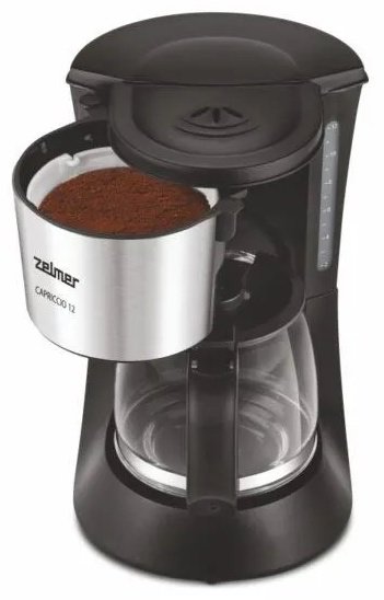 Кофеварка Zelmer ZCM1200 черный купить,NaN