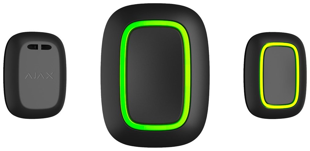 Беспроводная тревожная кнопка Button (черный) Ajax