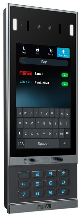 Fanvil вызывная панель i67 серый, черный
