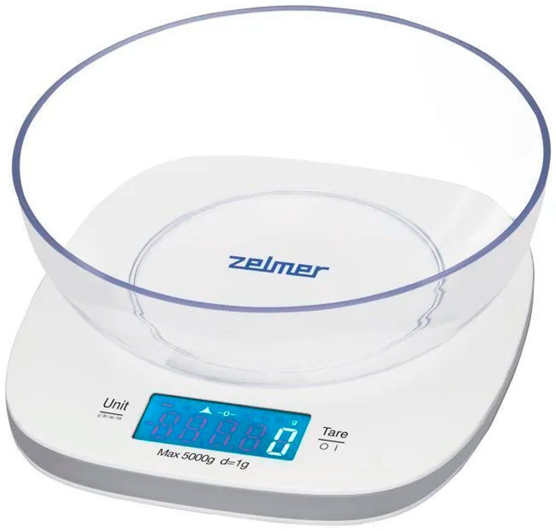 Кухонные весы Zelmer ZKS-1450 белый купить,NaN