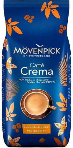 Кофе Movenpick Caffè Crema зерновой в пакете 1000 г