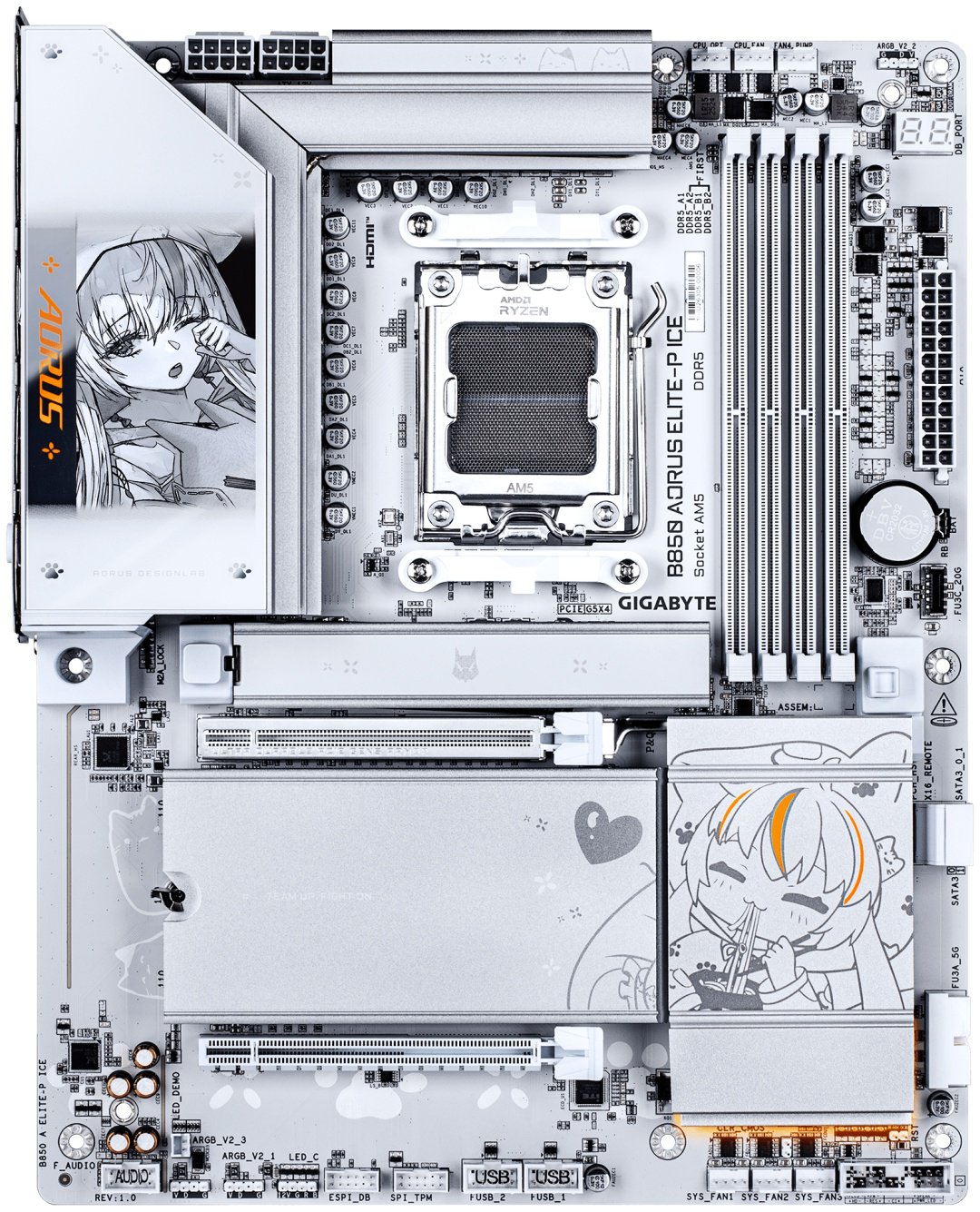 Материнская плата GIGABYTE B850 AORUS ELITE-P ICE купить,NaN