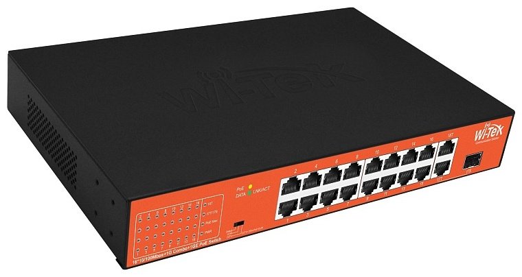 Коммутатор Wi-TeK WI-PS518GH купить,NaN