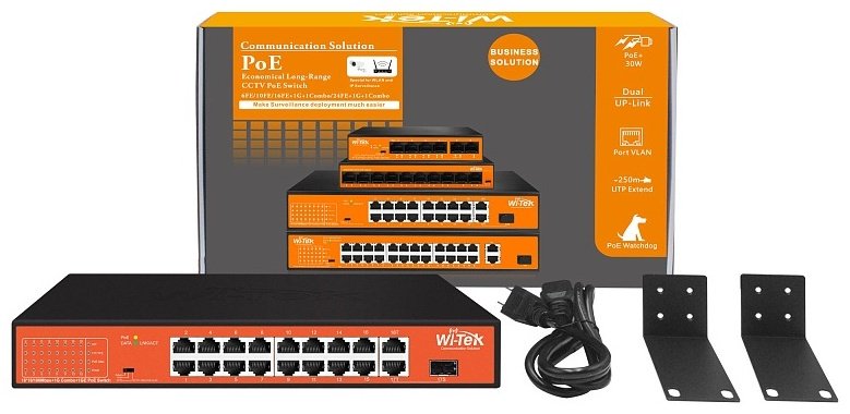 Коммутатор Wi-TeK WI-PS518GH купить,NaN
