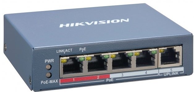 Коммутатор Hikvision DS-3E1105P-EI/M купить,20227