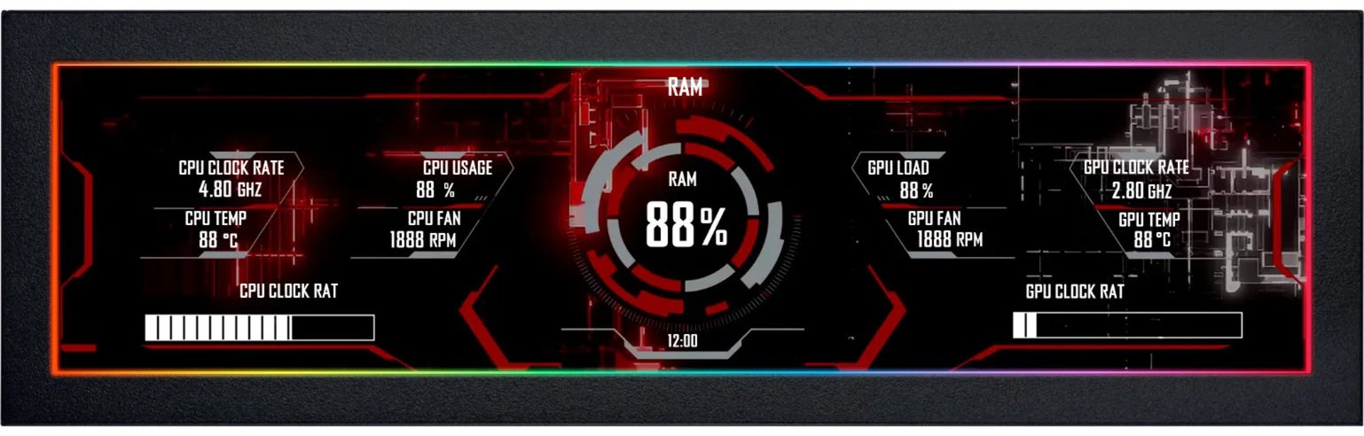 Панель LIAN LI G89.SM088X.00 USB 2.0 (9 pin)