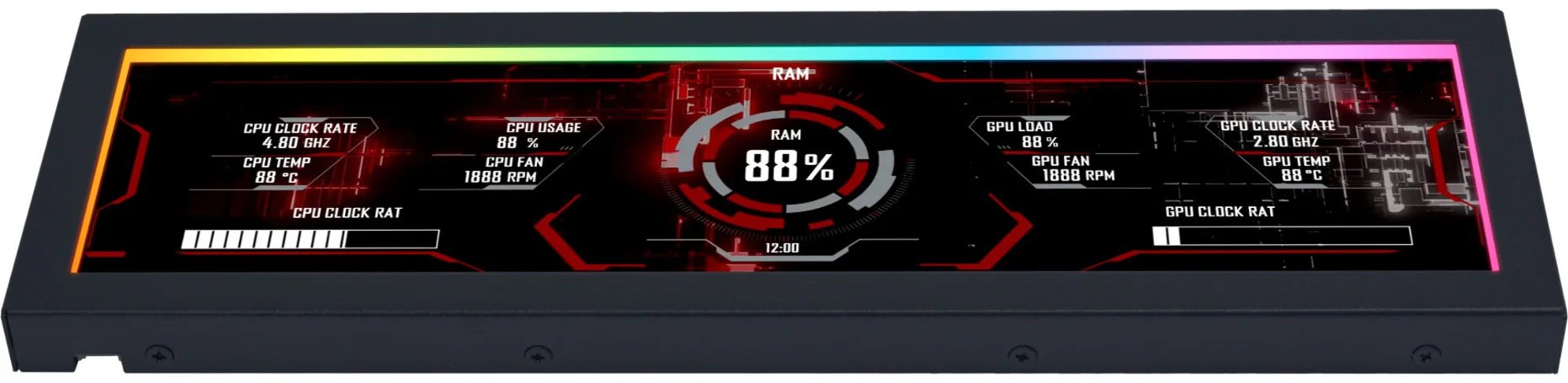 Панель LIAN LI G89.SM088X.00 USB 2.0 (9 pin)