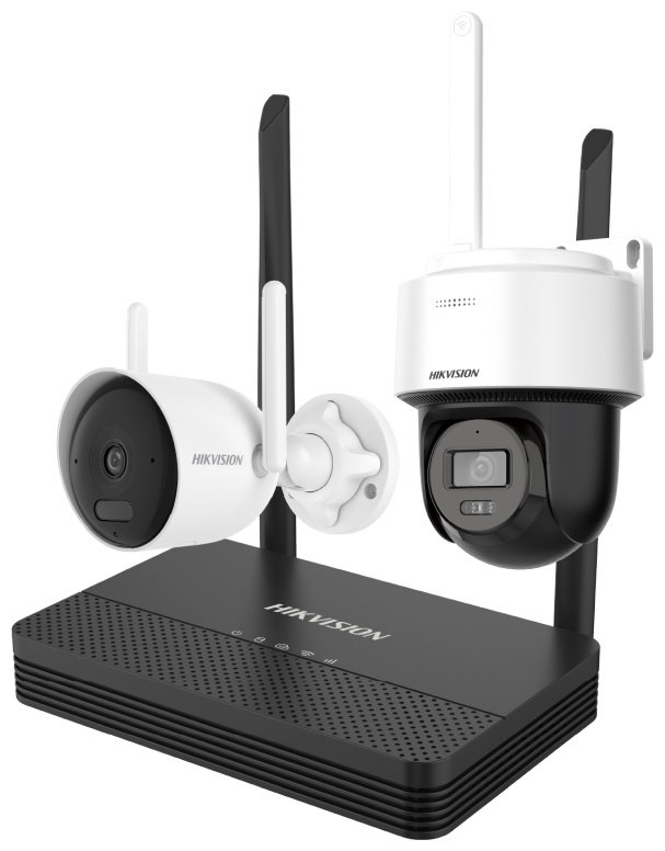 Hikvision комплект видеонаблюдения DS-J142I(STD)/NKS422WBPH, 2MP, расширение 1920x1080