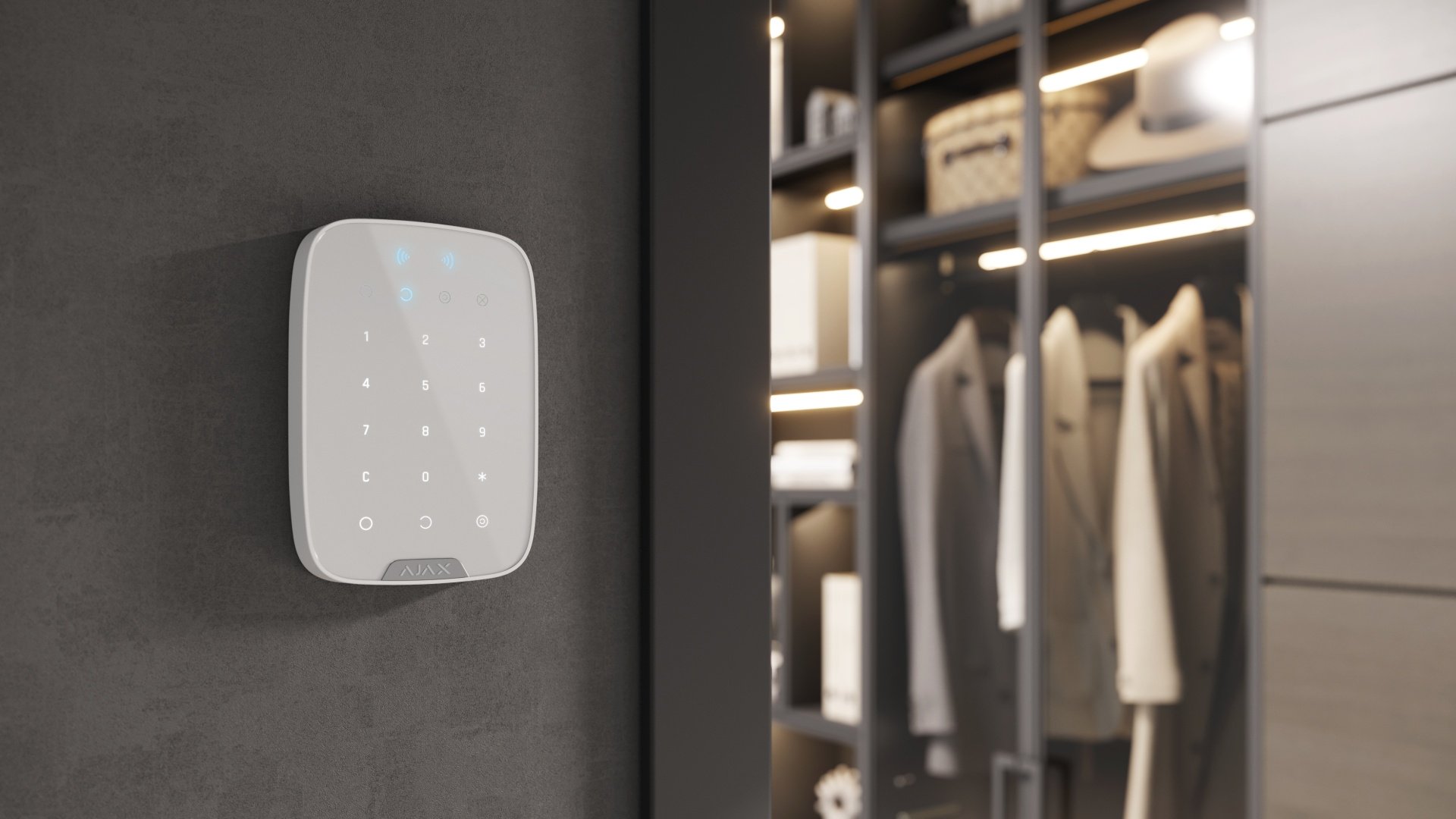 Панель управления Ajax KeyPad Plus Ajax Jeweller купить,57260