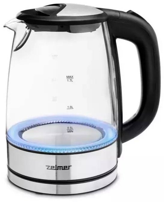 Электрочайник Zelmer ZCK8024 черный, прозрачный купить,NaN