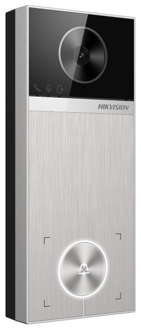 Hikvision вызывная панель DS-KV6114-ME1 серый купить,100104