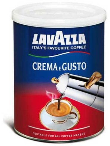Кофе Lavazza Crema e Gusto молотый в банке 250 г