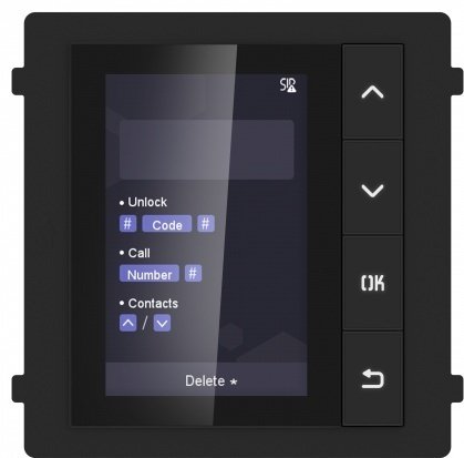 Hikvision вызывная панель DS-KD-DIS IP черный купить,47093