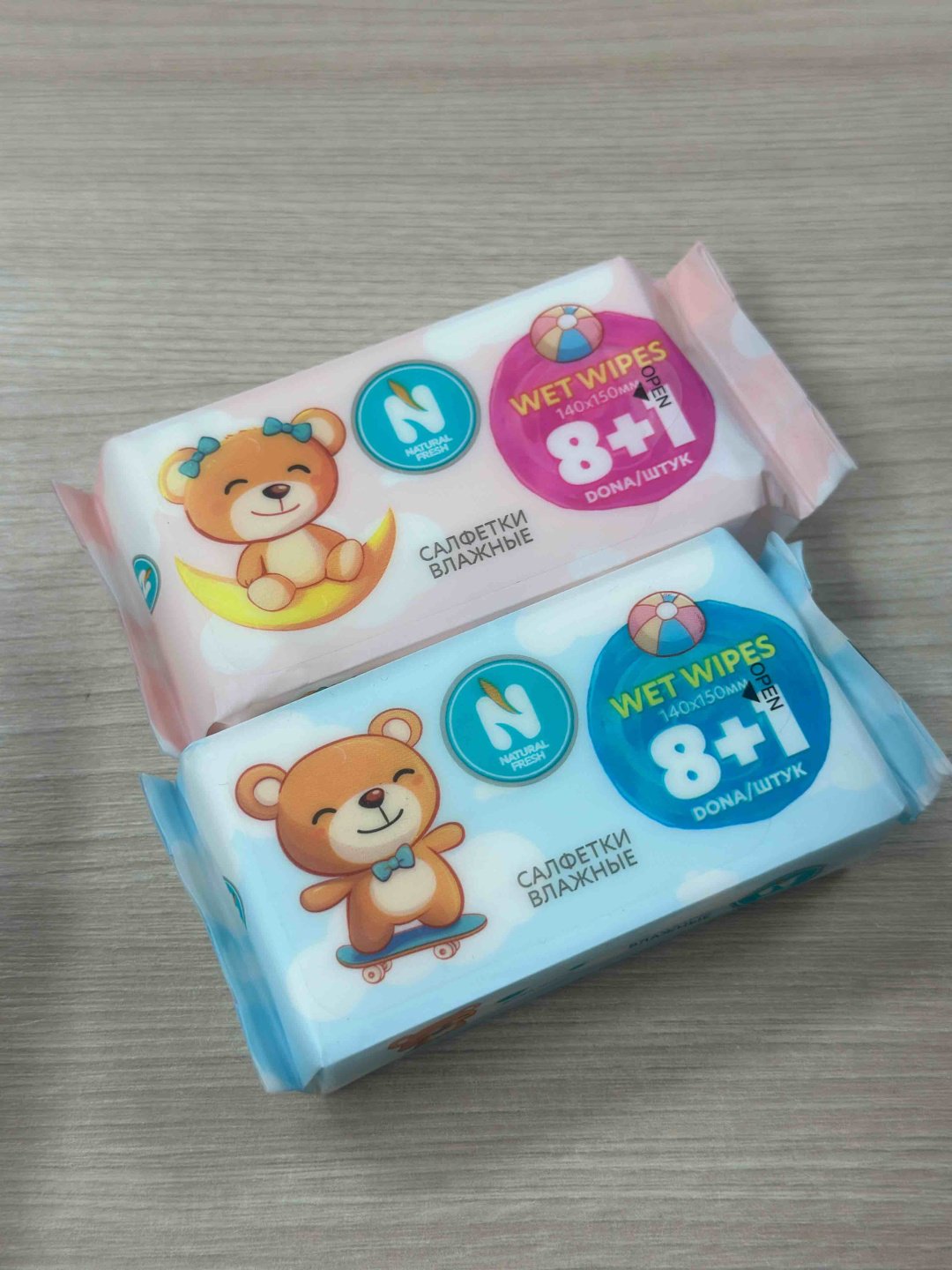 Влажные салфетки Natural Fresh 9 шт купить,NaN