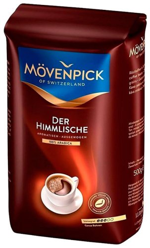 Кофе Movenpick Der Himmlische зерновой в пакете 500 г