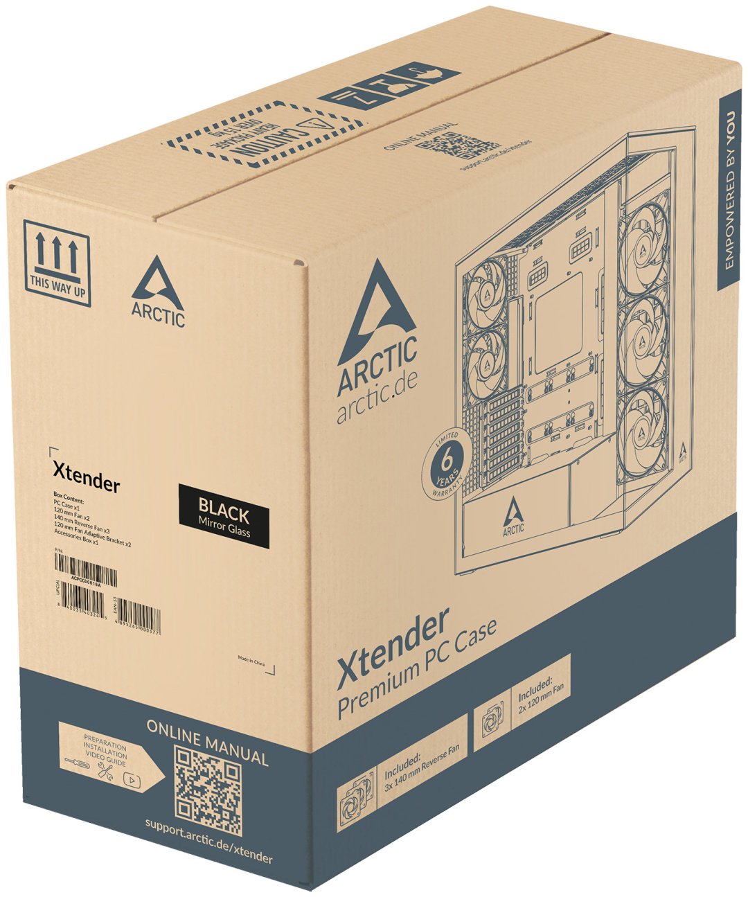 Корпус Arctic ACPCC00018A черный купить,91667