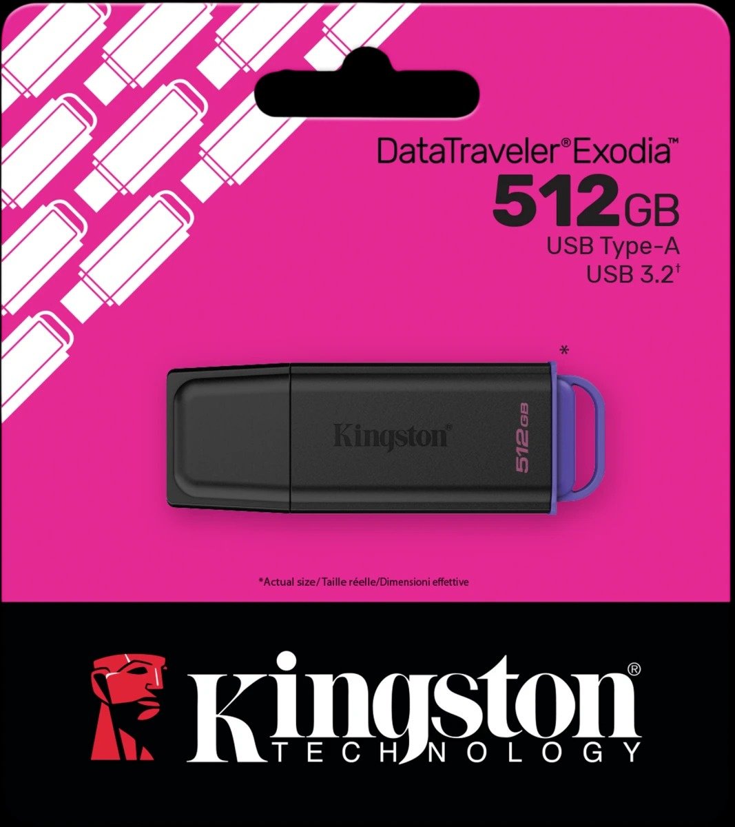 USB Flash карта Kingston DTXG2/512GB 512 Гб черный