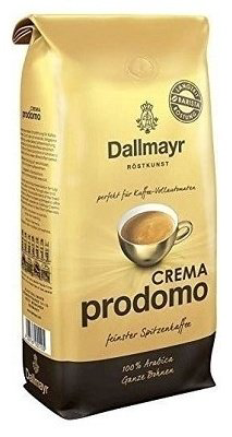 Кофе Dallmayr Crema Prodomo зерновой в пакете 1000 г