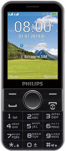 Мобильный телефон  Philips DS 580 E black купить,NaN