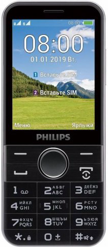 Мобильный телефон  Philips DS 580 E black купить,NaN