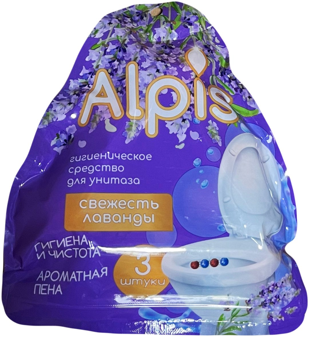 Гигиенический блок Alpis Свежесть лаванды 3 шт купить,NaN