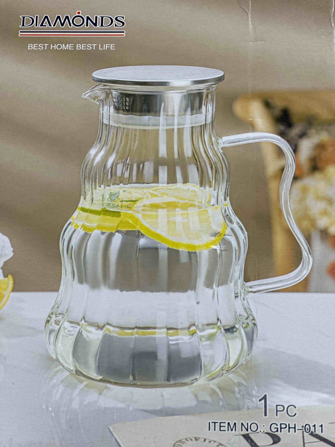 Кувшин 1.6 л, стекло купить,NaN