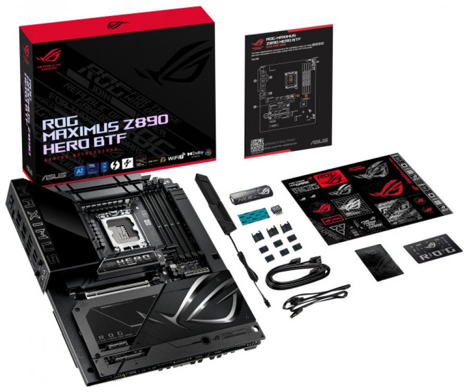 Материнская плата ASUS ROG MAXIMUS Z890 HERO BTF купить,NaN