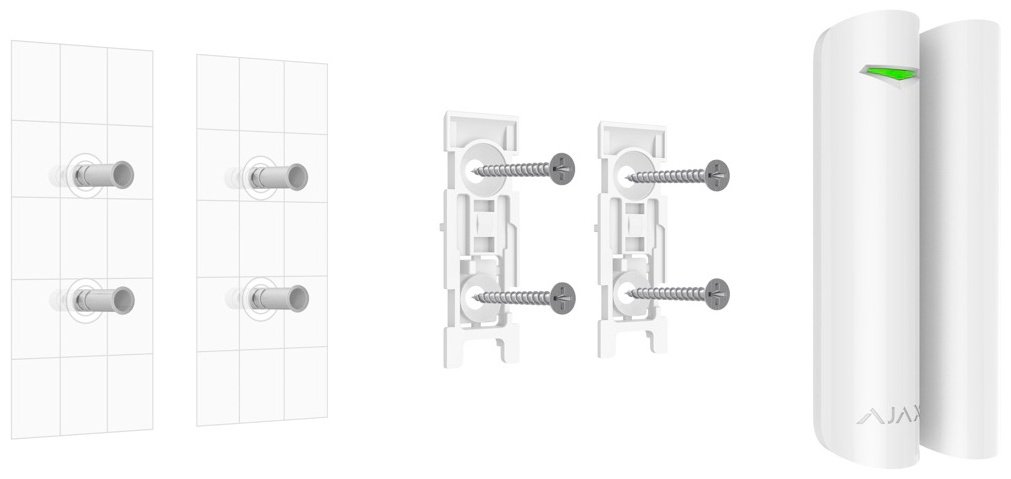 Беспроводной датчик открытия DoorProtect Plus (белый) Ajax