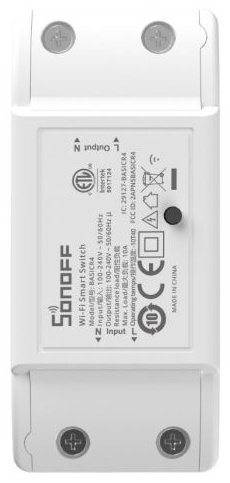 SONOFF реле управления BASIC R4 AC 220 В 10 А, кол-во фаз : 1