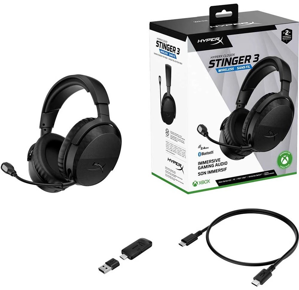 Наушники HyperX Cloud Stinger 3 Wireless Xbox BS1U0AA черный купить,67842