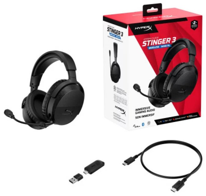 Наушники HyperX Cloud Stinger 3 Wireless BS1T8AA черный купить,67758