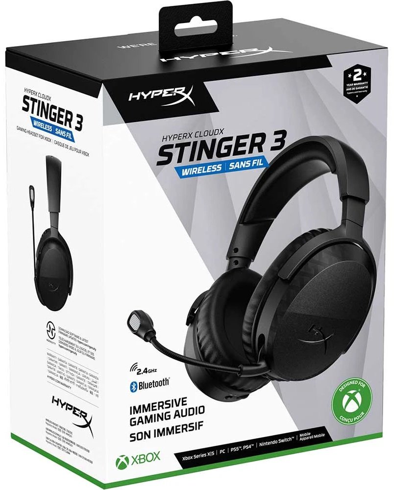 Наушники HyperX Cloud Stinger 3 Wireless Xbox BS1U0AA черный купить,67842