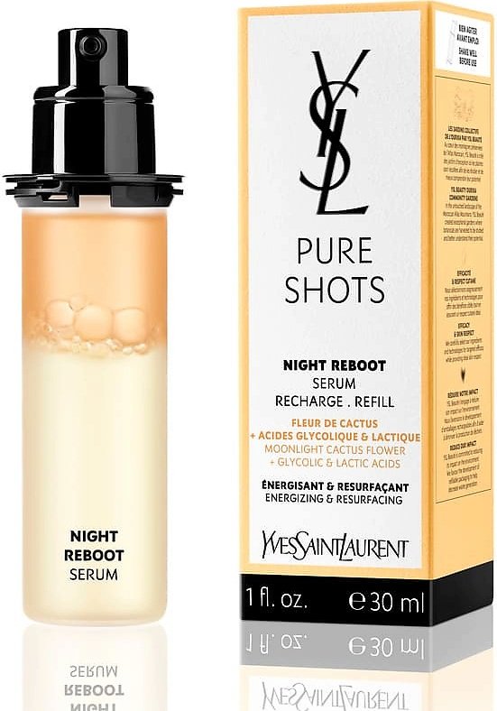 Yves Saint Laurent сыворотка Сыворотка для лица, улучшающая тон лица Night Rebbot Refill для лица 30 мл купить,60500