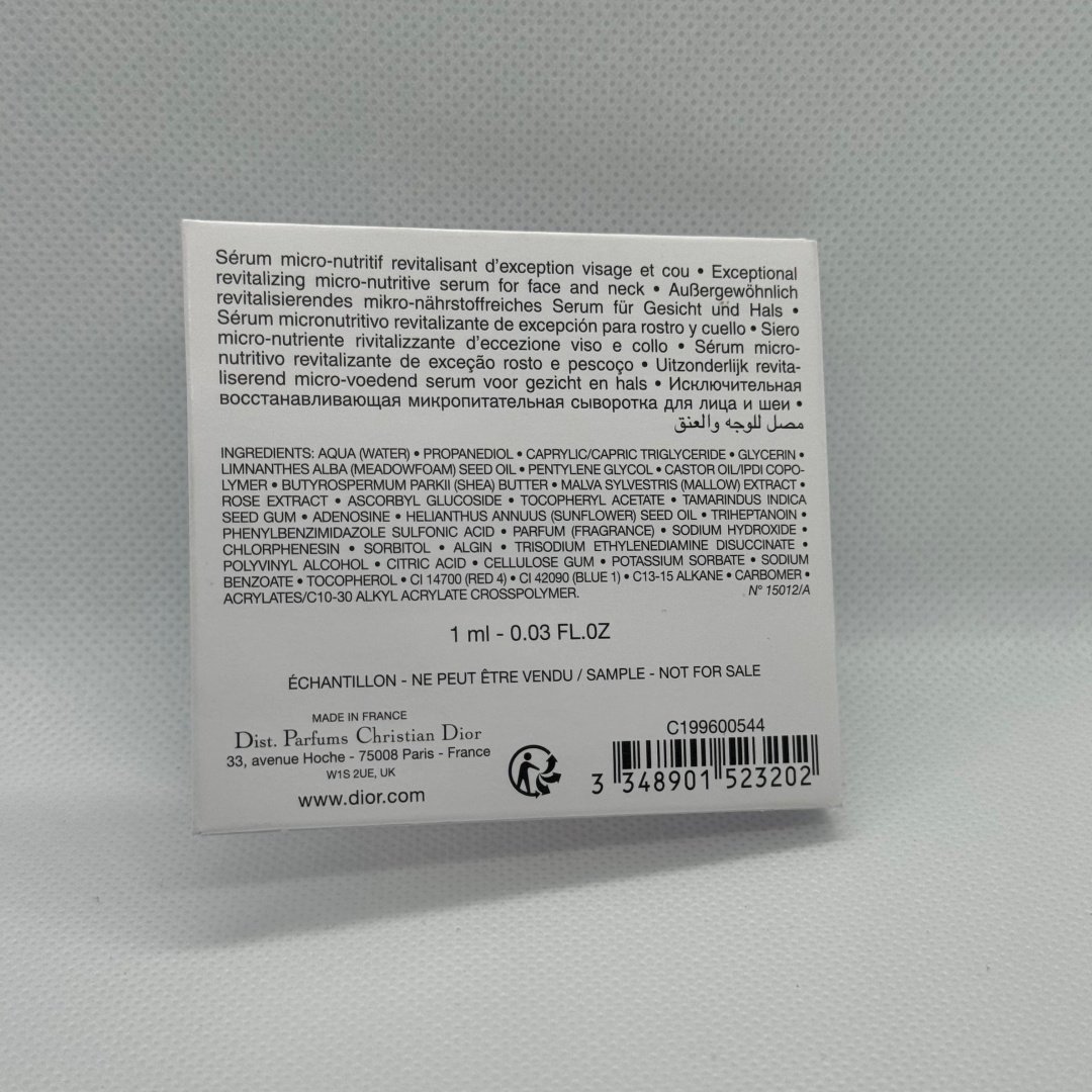 Dior сыворотка Prestige La Micro-Huile De Rose Advanced Serum для лица 1 мл купить,9999