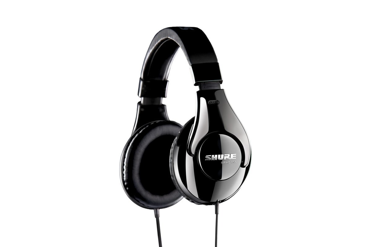 Студийные наушники Shure SRH240A-E черные - ForteMarket Студийные наушники Shure SRH240A-E черные купить,0