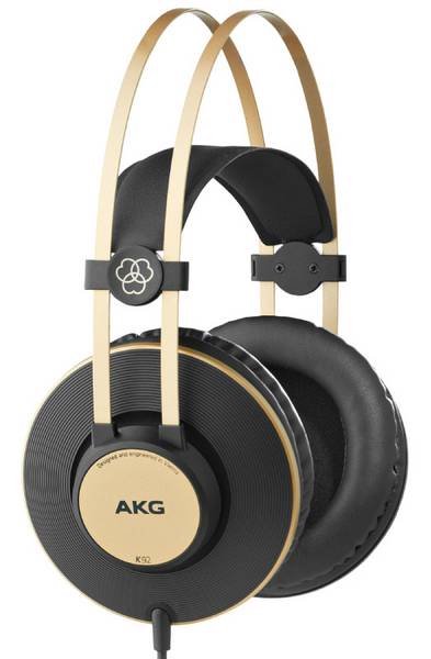 Студийные наушники AKG K92 черно-золотистые