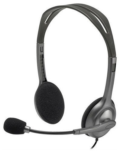 Наушники Logitech H111 A-00021 Grey купить,NaN