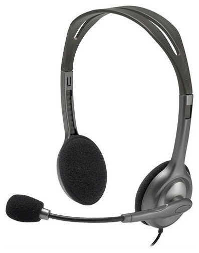 Наушники Logitech H111 A-00021 Grey купить,NaN